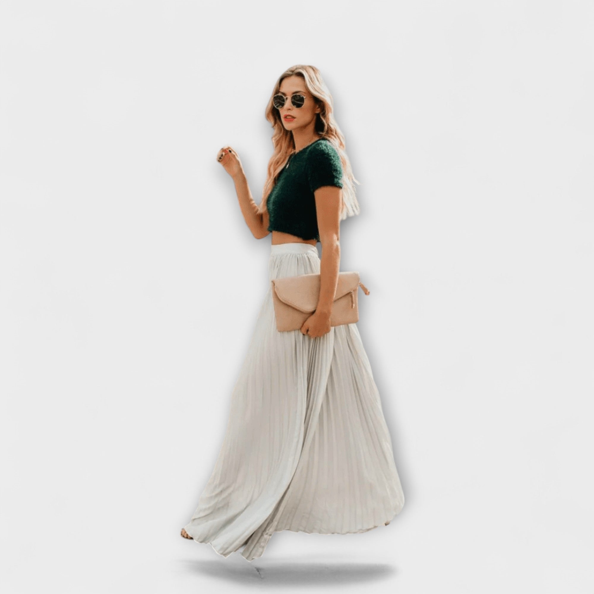 Ephersyn - Pleated Maxi Skirt