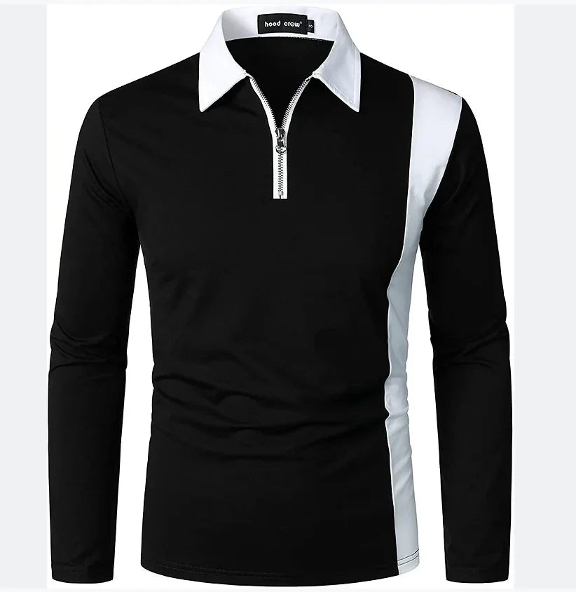 Men's Long Sleeve Polo Shirt Padrony Verno