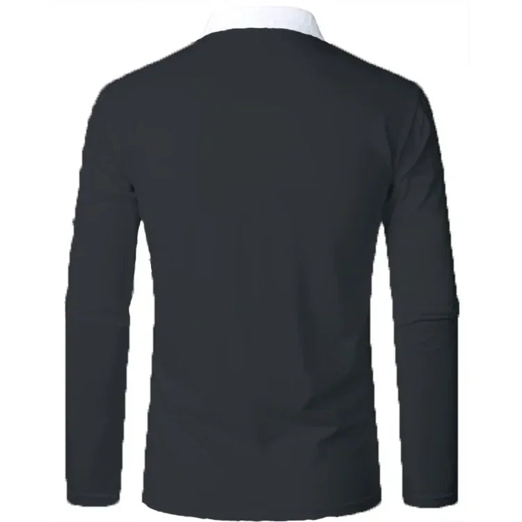 Men's Long Sleeve Polo Shirt Padrony Verno